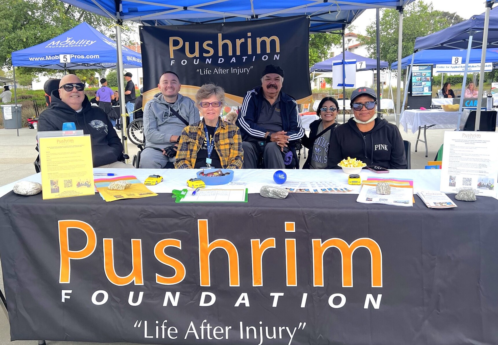 LACCOD Commissioners at the Accessibility Resource Fair (ARF) at Pasadena City Hall.
