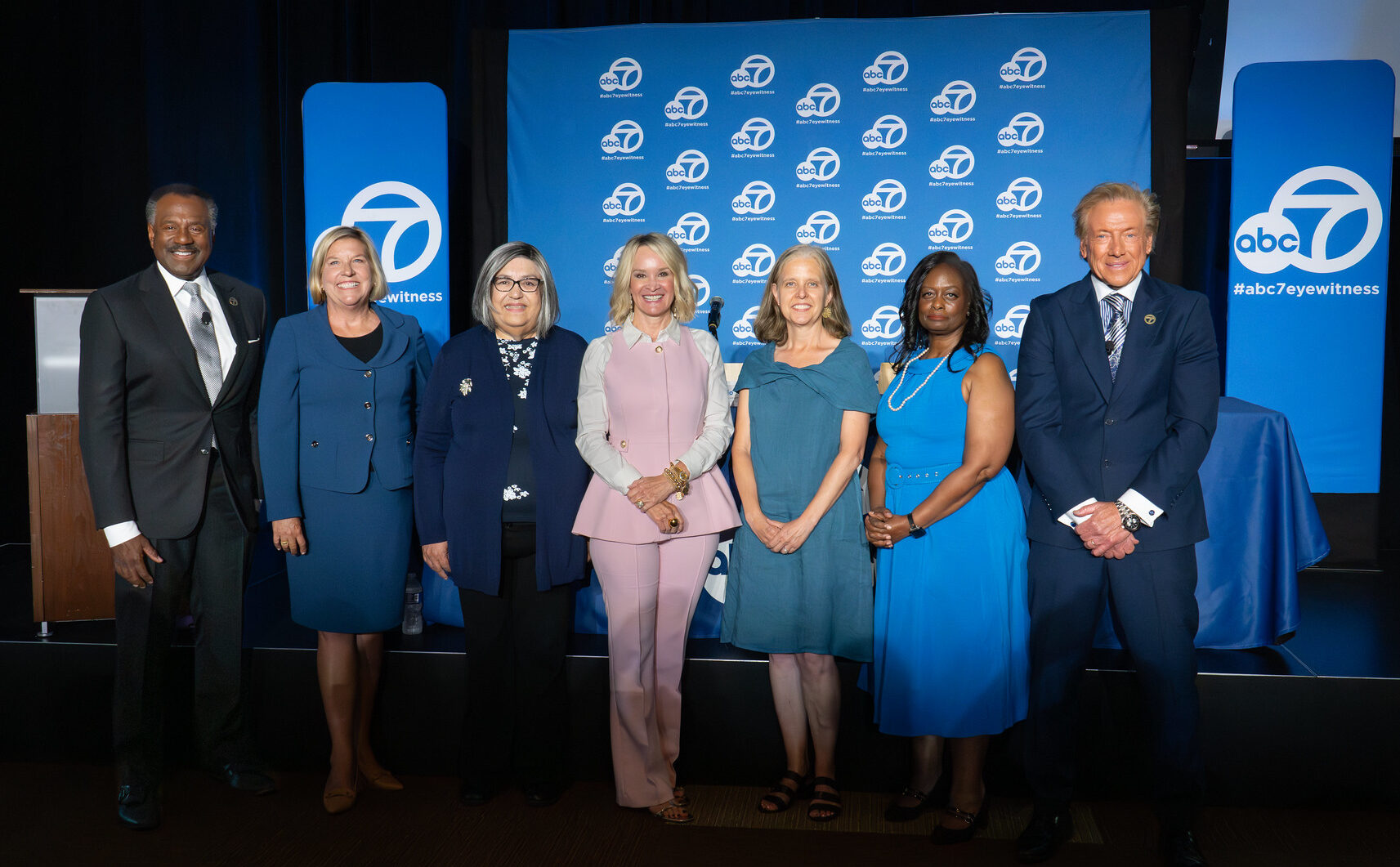 ABC7 Town Hall News Hosts and Panelists