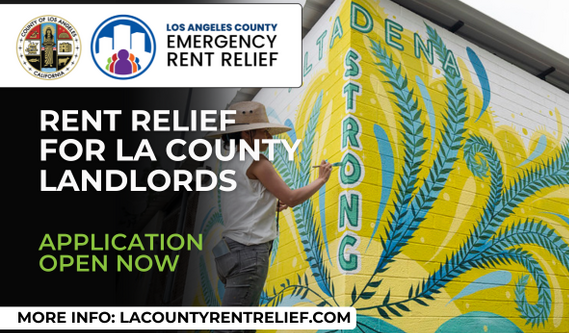 Rent Relief for LA County Landlords. Application Open Now. More Info: LACountyRentRelief.com