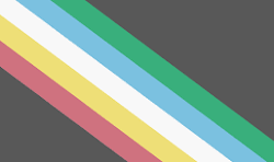 Rainbow colors arranged on a dark background